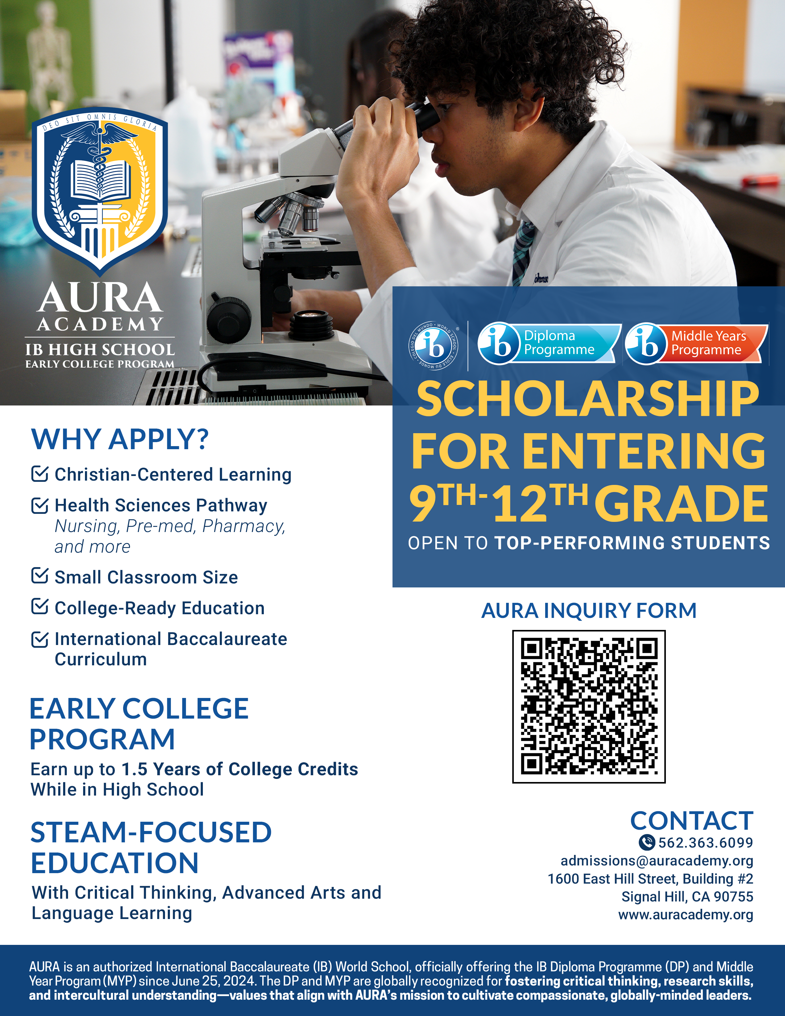 AURA Scholarship Flyer
