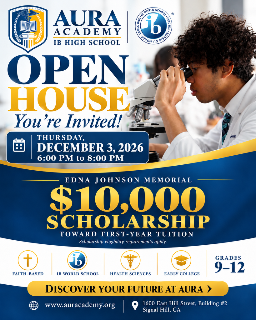 AURA Open House date and time